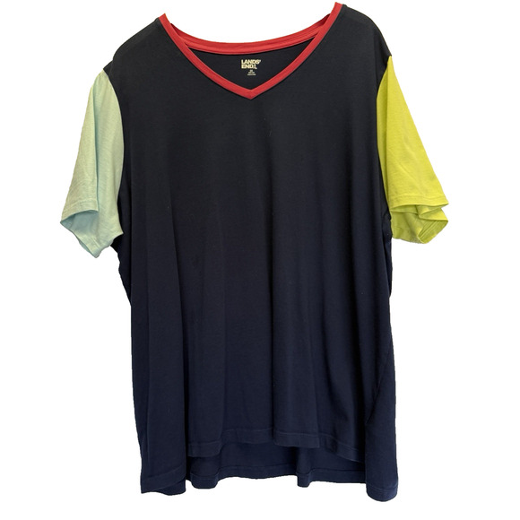 Lands End Top Womens 2X Lot 4 Shirts Comfort Casual Cotton Relaxed Stretch Basic - Picture 2 of 9